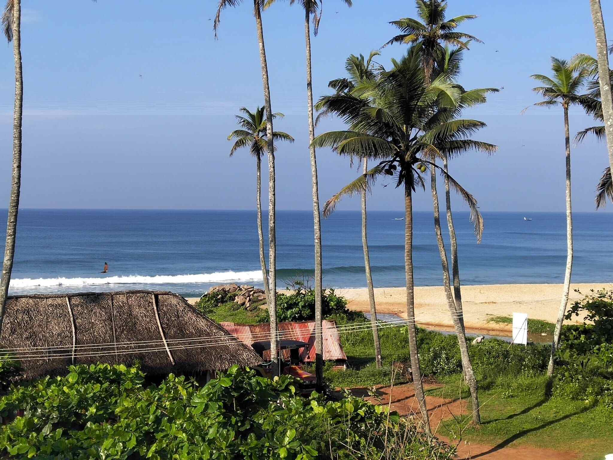 Varkala Beach hotel view