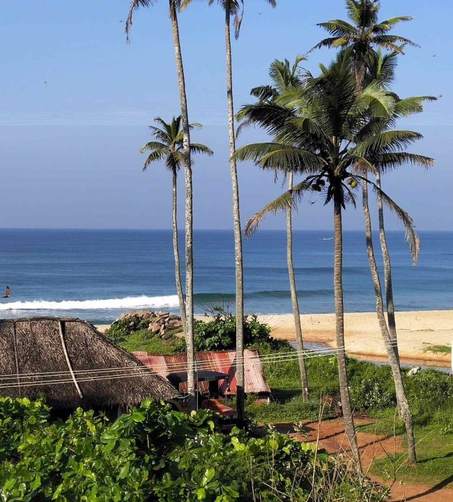 Varkala Beach hotel view